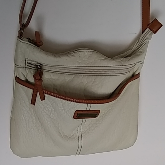Bag, Crossbody, Cream/Tan Trim - Picture 2 of 5